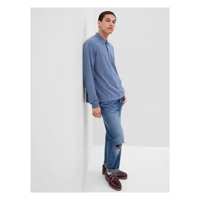 GAP Polo T-Shirt Pique Long Sleeve - Men