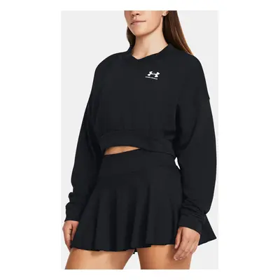 Under Armour Sweatshirt UA Rival Terry OS Crop Crw-BLK - Women