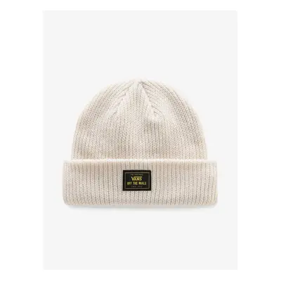 Beige Men's Ribbed Winter Beanie VANS - Mens