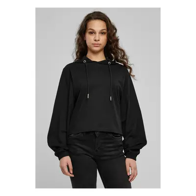 Women's Heavy Short Hoody - Black