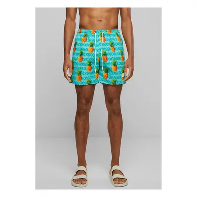 Pineapple aop swim shorts pattern