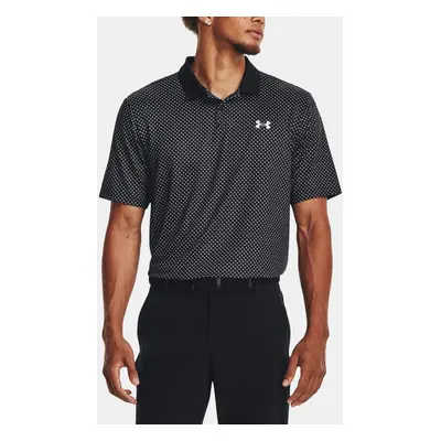 Under Armour póló UA Perf 3.0 nyomtatott Polo-BLK - férfi