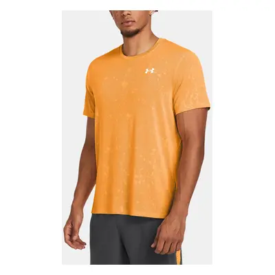 Under Armour UA LAUNCH SPLATTER SS-ORG T-Shirt - Mens