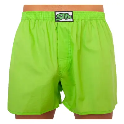 Men's shorts Styx classic rubber oversized green (E1069)