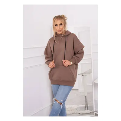 Mocca insulated turtleneck sweatshirt