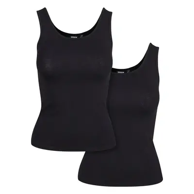 Women's 2-Pack Basic Stretch Top Black