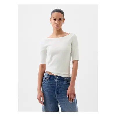 GAP Cropp T-Shirt with Neckline - Women