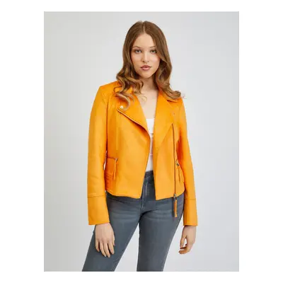 Orsay Orange Women's Leatherette Jacket in Suede - Women