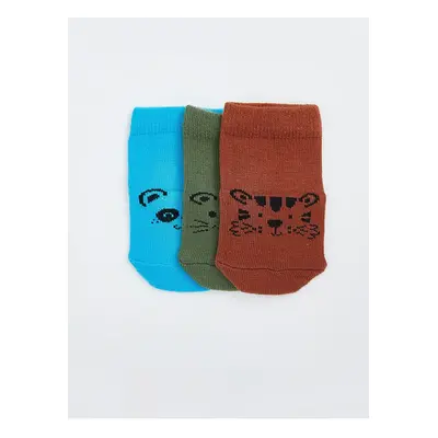 LC Waikiki Lcw Printed Baby Boy Socks 3-Pack