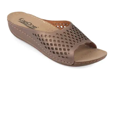 Capone Outfitters Capone Z0385 Copper Women's Comfort Anatomic Slippers.