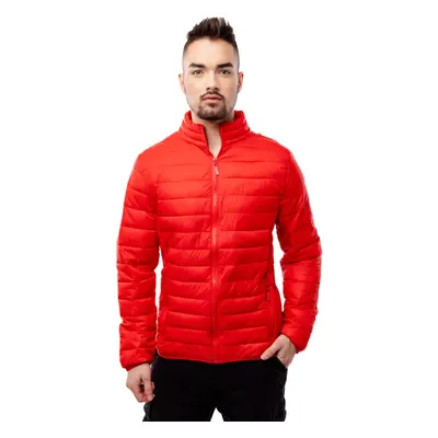 Men's Quilted Jacket GLANO - Red