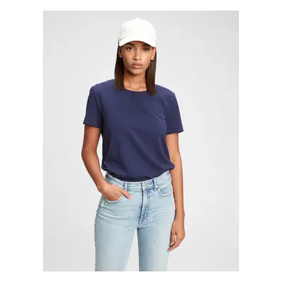 GAP Blue Women's T-Shirt Organic Vintage