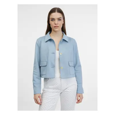 Orsay Women's Blue Suede Jacket - Women's