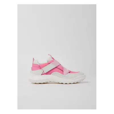 Pink Girls Leather Sneakers Camper - Girls