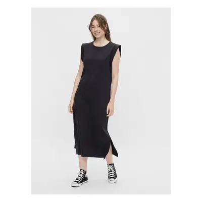 Black Maxi Dress with Slit Pieces Temmo - Women