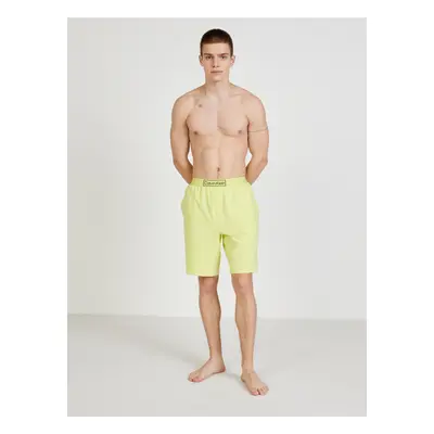 Yellow Men's Calvin Klein Underwear Shorts - Men's