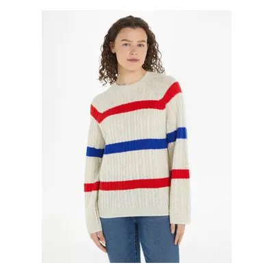 Beige women's wool sweater Tommy Hilfiger - Women