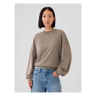 GAP Oversize sweatshirt with logo - Women's