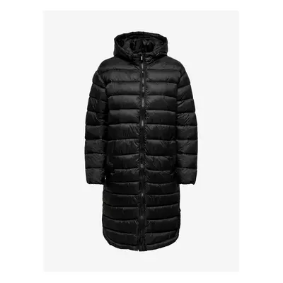 Women's Black Quilted Coat ONLY Melody - Women