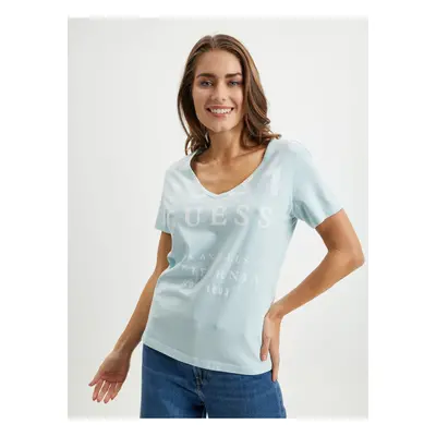 Light blue women's T-shirt Guess - Women