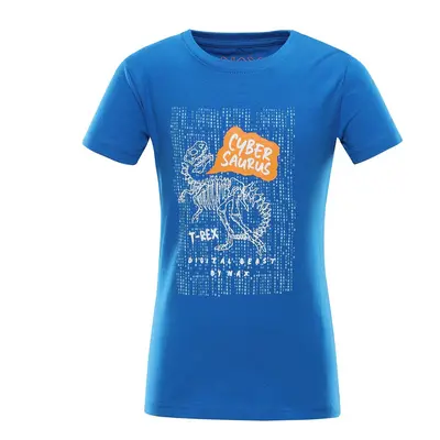 Children's T-shirt nax NAX POLEFO electric blue lemonade