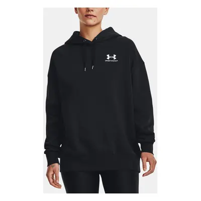 Under Armour Essential Flc OS Hoodie-BLK - Women