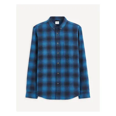 Celio Plaid Shirt Fabuche - Men's