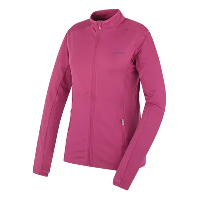 Women's sweatshirt HUSKY Tarp zip dk. magenta