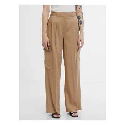 Light brown women's trousers ORSAY