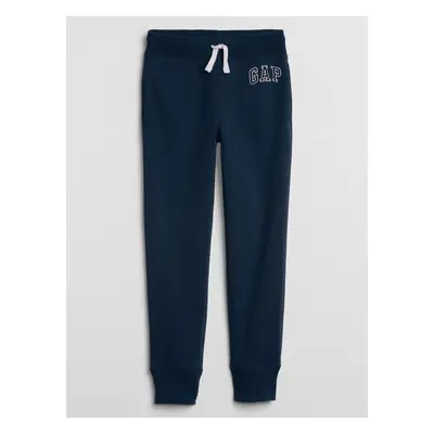 Blue Boys' Sweatpants GAP Logo camo print pull-on joggers