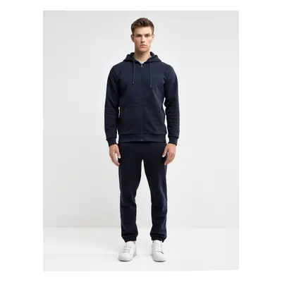 Big Star Man's Zip Hoodie 403 Navy Blue