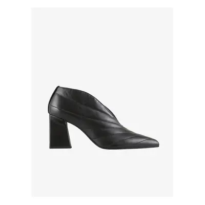 Women's black leather pumps Högl Elle - Women