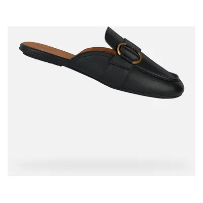 Black women's moccasins Geox Palmaria - Women's