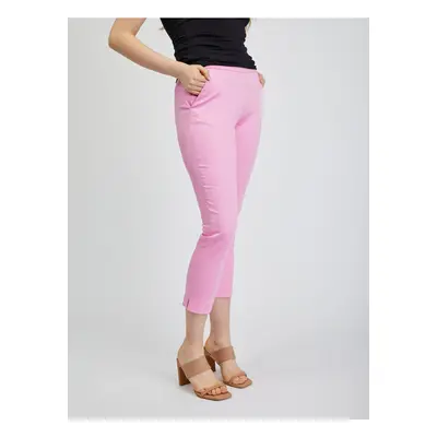 Orsay Pink Ladies Shortened Pants - Women