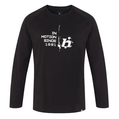 Men's cotton long-sleeved T-shirt Hannah HANES anthracite