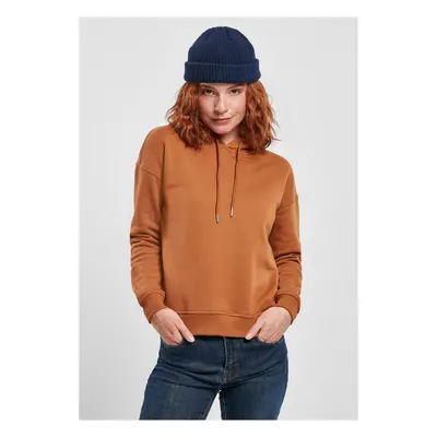 Women's hooded caramel