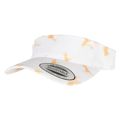 Batik Curved Visor Cap Orange/White