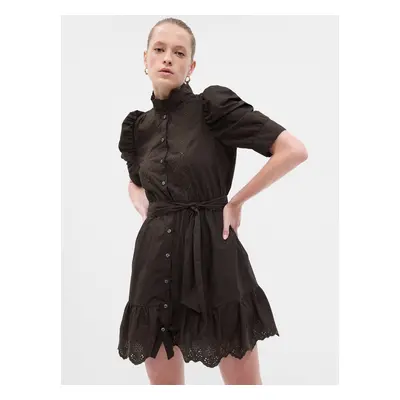 GAP Mini Dress with Puff Sleeves - Women's