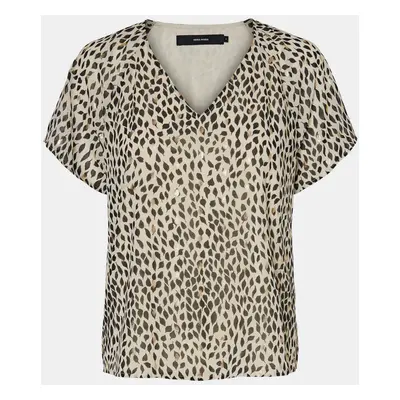 VERO MODA Penny Beige Patterned Blouse