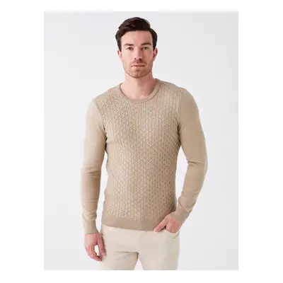 LC Waikiki Crew Neck Long Sleeve Men's Knitwear Sweater