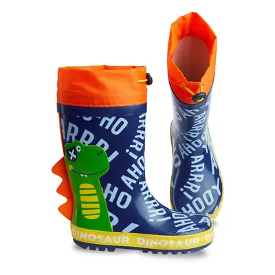 Denokids Colorful Dinosaurs Boy's Elastic Rain Boots