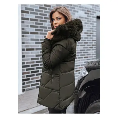 Women's quilted winter jacket NEXUS green Dstreet