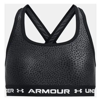 Under Armour Bra G Crossback Mid Printed-BLK - Girls