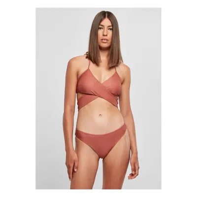 Women's terracotta bikini