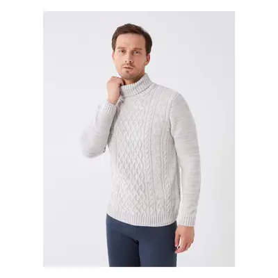 LC Waikiki Turtleneck Long Sleeve Men's Knitwear Sweater