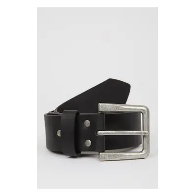 DEFACTO Men's Faux Leather Jean Belt