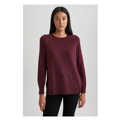 DEFACTO Relax Fit Crew Neck Basic Sweater