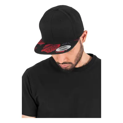 Rose Snapback blk/red