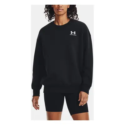 Under Armour Sweatshirt Essential Flc OS Crew-BLK - Women