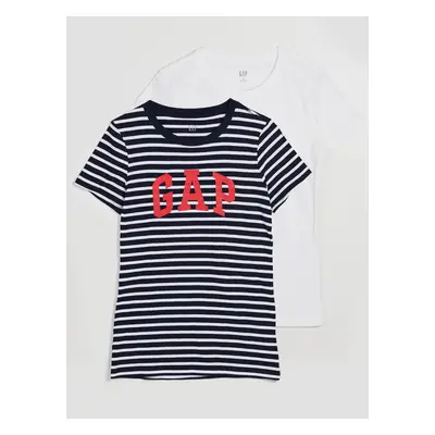 GAP Cotton T-shirts with logo, 2pcs - Women